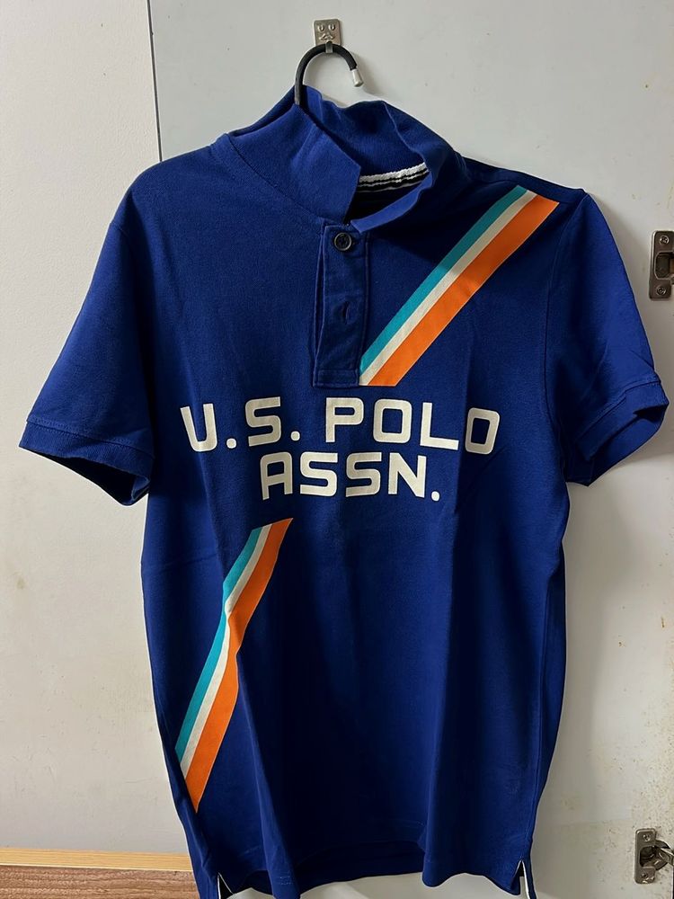 U.S. Polo Assn. Blue Graphic Tee