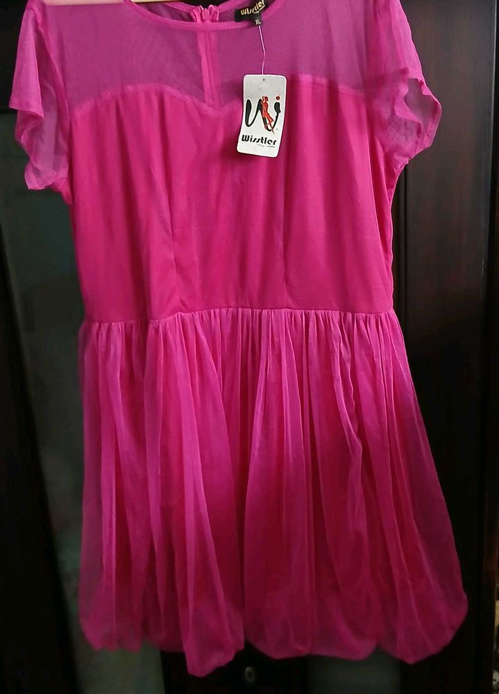 Chic Pink Barbie Dress - XL Size