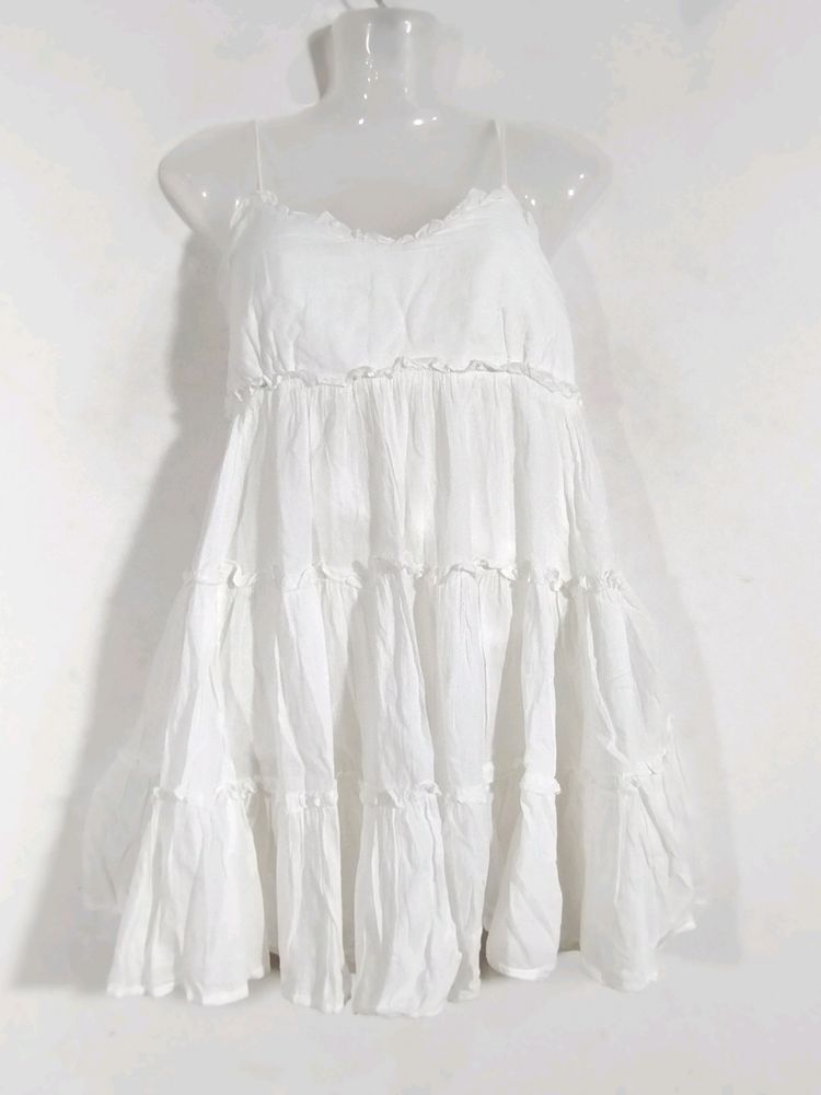 Bailey White Single Strap Dress (Women)