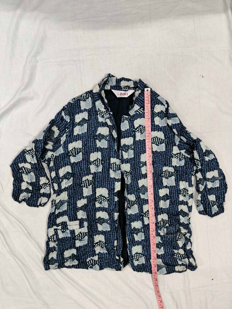 Printed Blue Jacket