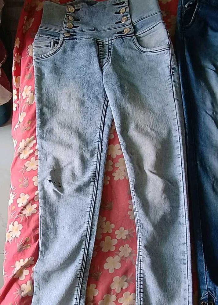 Stylish High-Waisted Jeans pack of5
