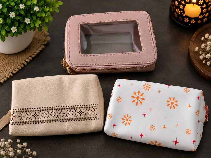 3-Piece Cosmetic Bag Set