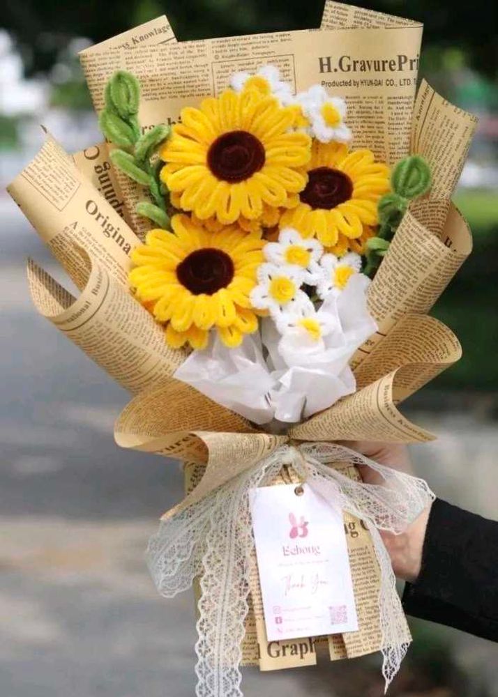 pipe cleaner bouquet