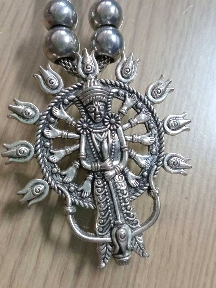 Maa Durga Necklace &amp; Earring Set