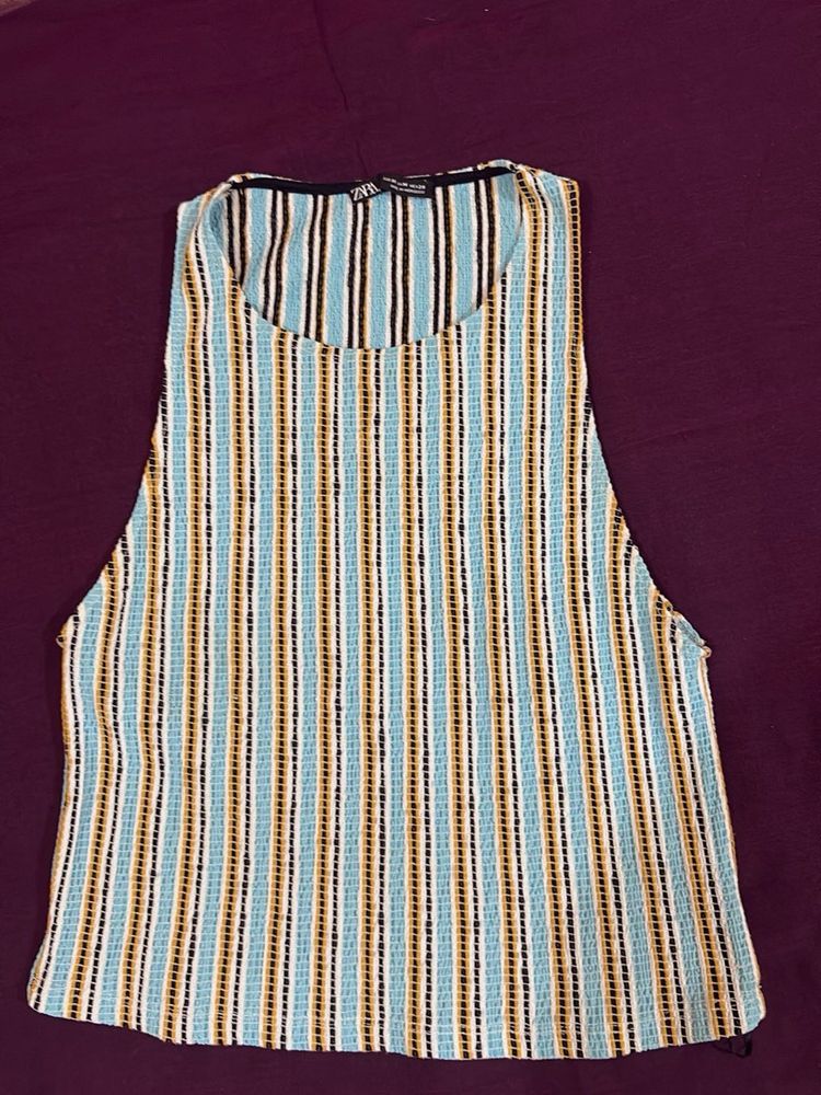Striped Sleeveless Tank Top
