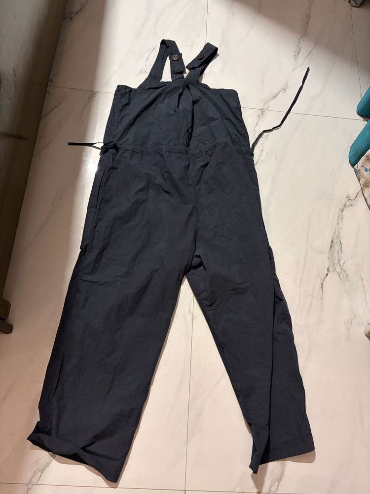 Stylish Dark Blue Overalls