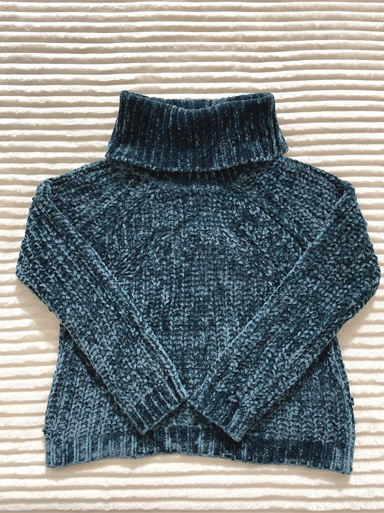 Velvet Wool Knitted Pullover