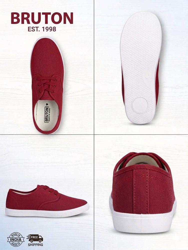 Bruton Men's Casual Red Sneakers