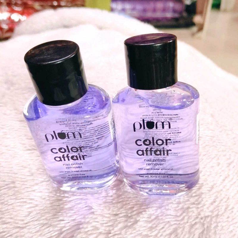 Plum Nail Polish Remover pack of 2 combo