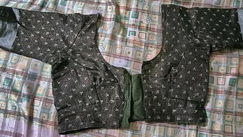 Stylish Dark Patterned Blouse