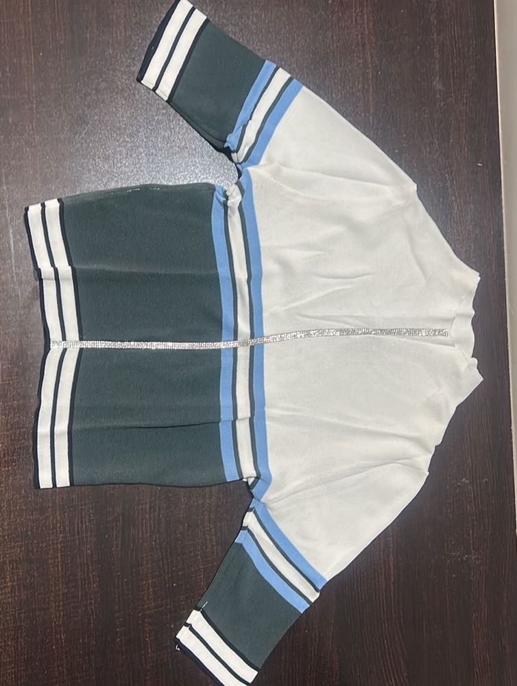 Striped Colorblock Knit Top