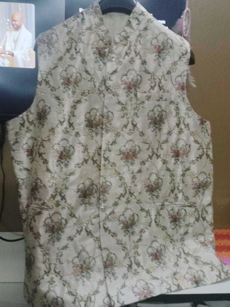 Men's Brocade Nehru Jacket 3xl