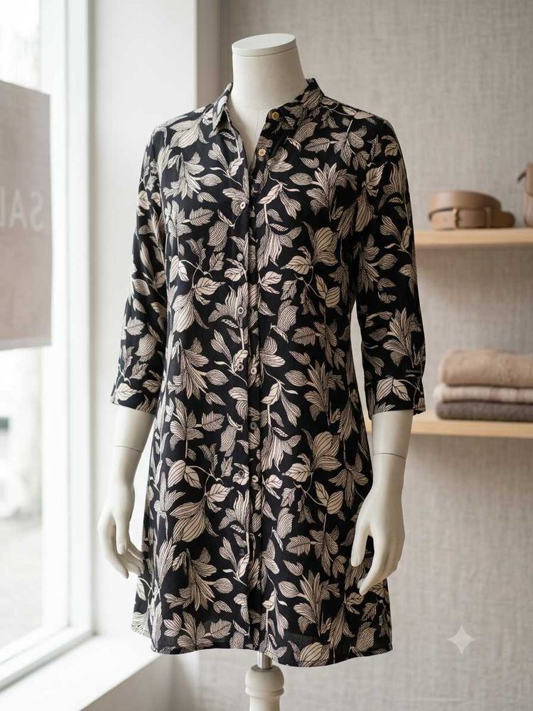 stylish black short top