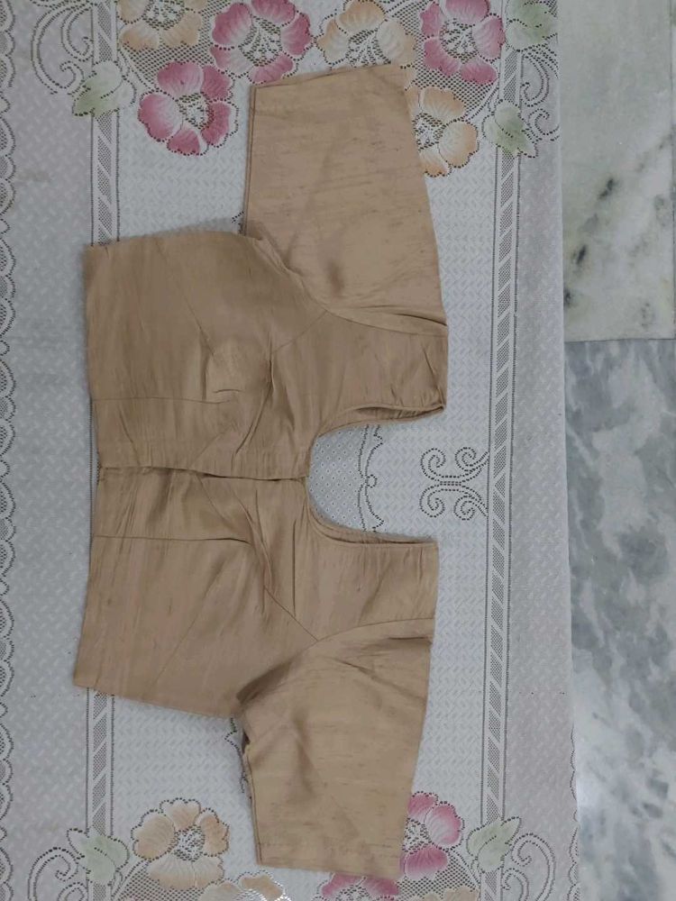 Classic Beige Ethnic Blouse
