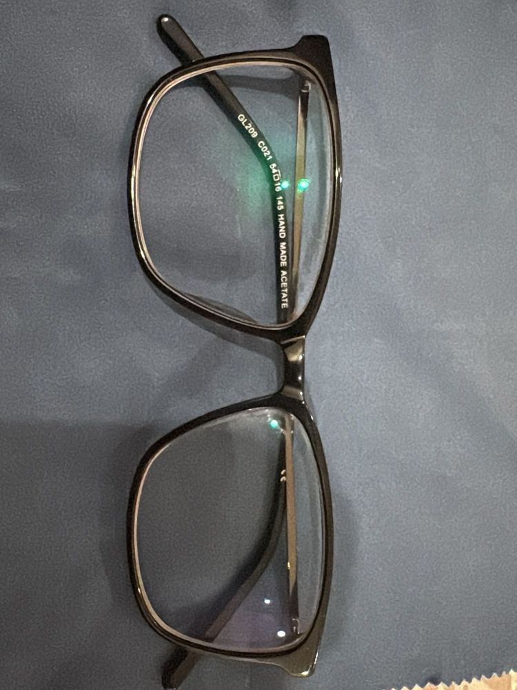 Stylish Black Acetate Eyeglasses