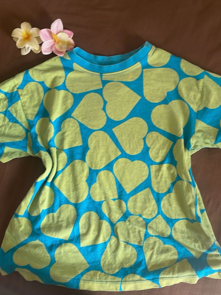 Heart Print T-Shirt