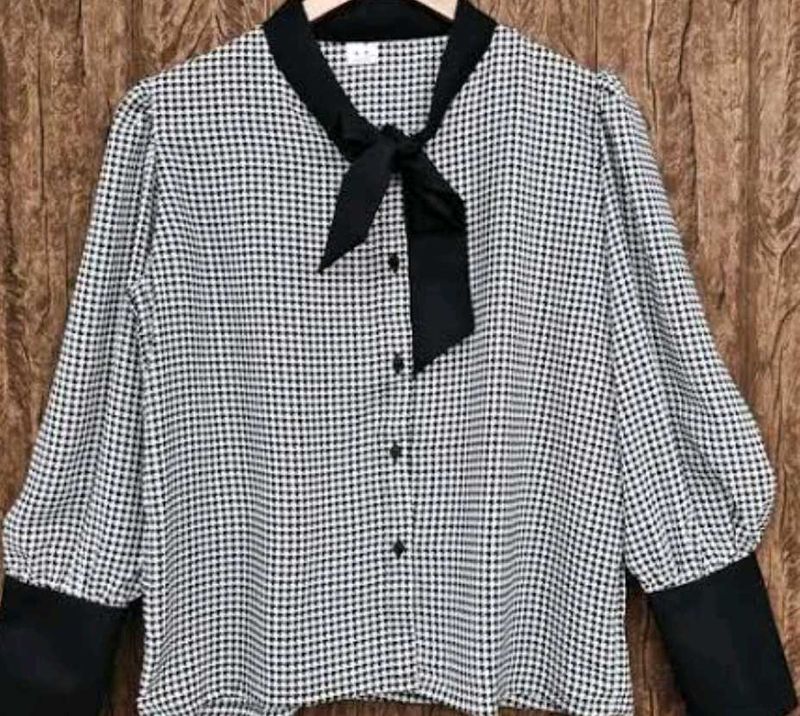 Tie-Neck Blouse