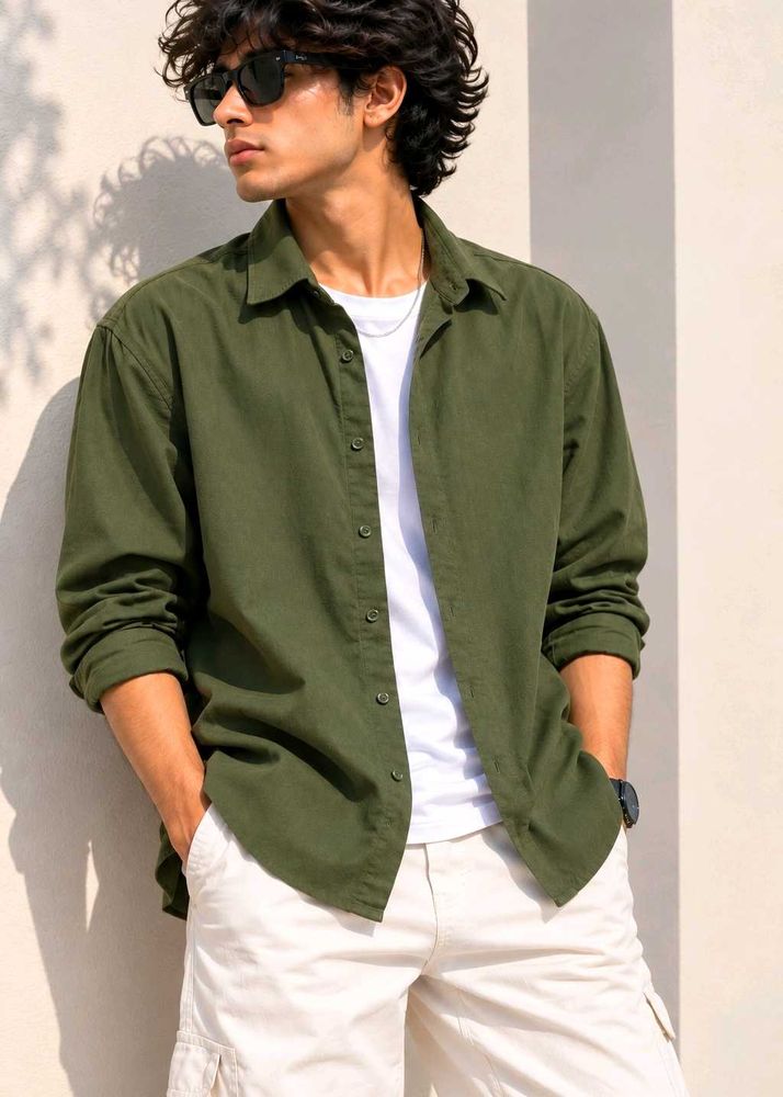 Olive Green Shirt
