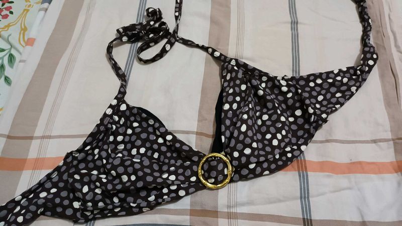 Polka Dot Bikini Top