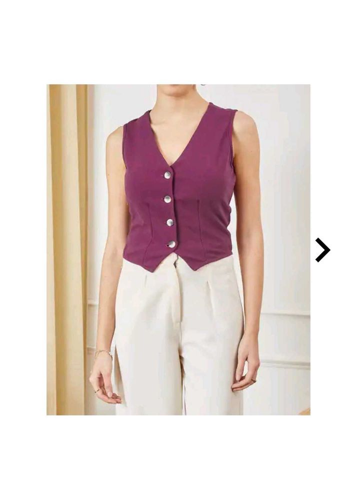 y2k waistcoat top