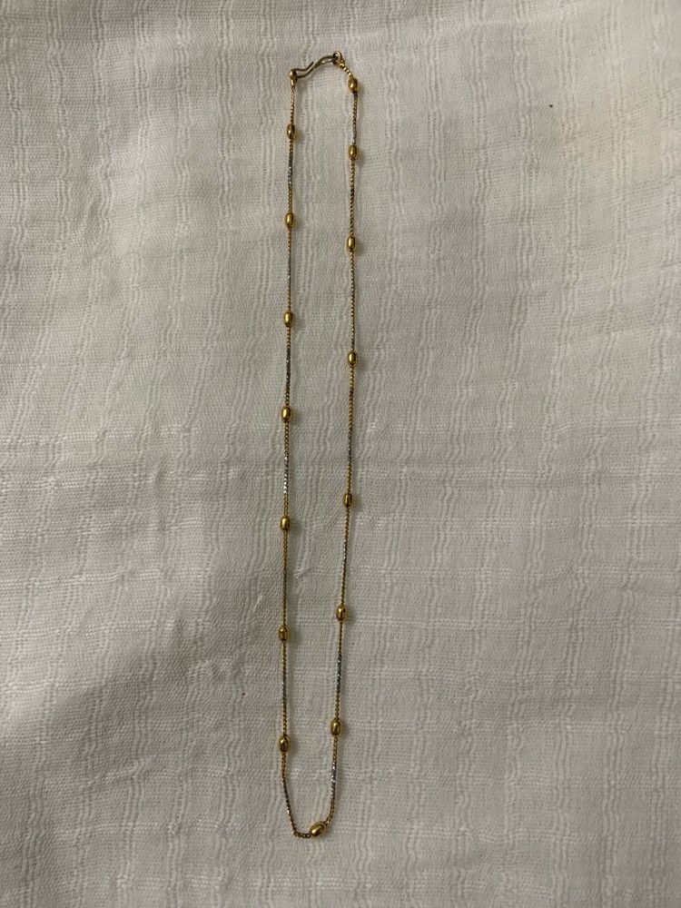 Elegant Gold &amp; Silver Tone Chain