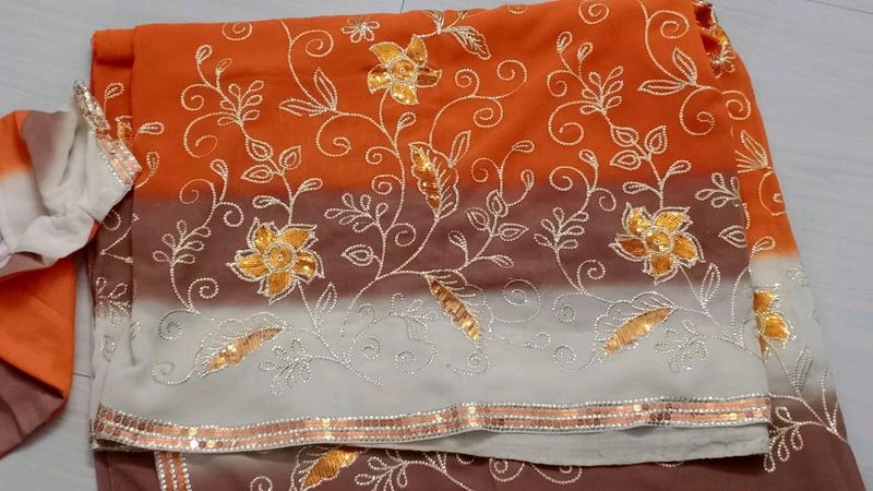 Synthetic Saree