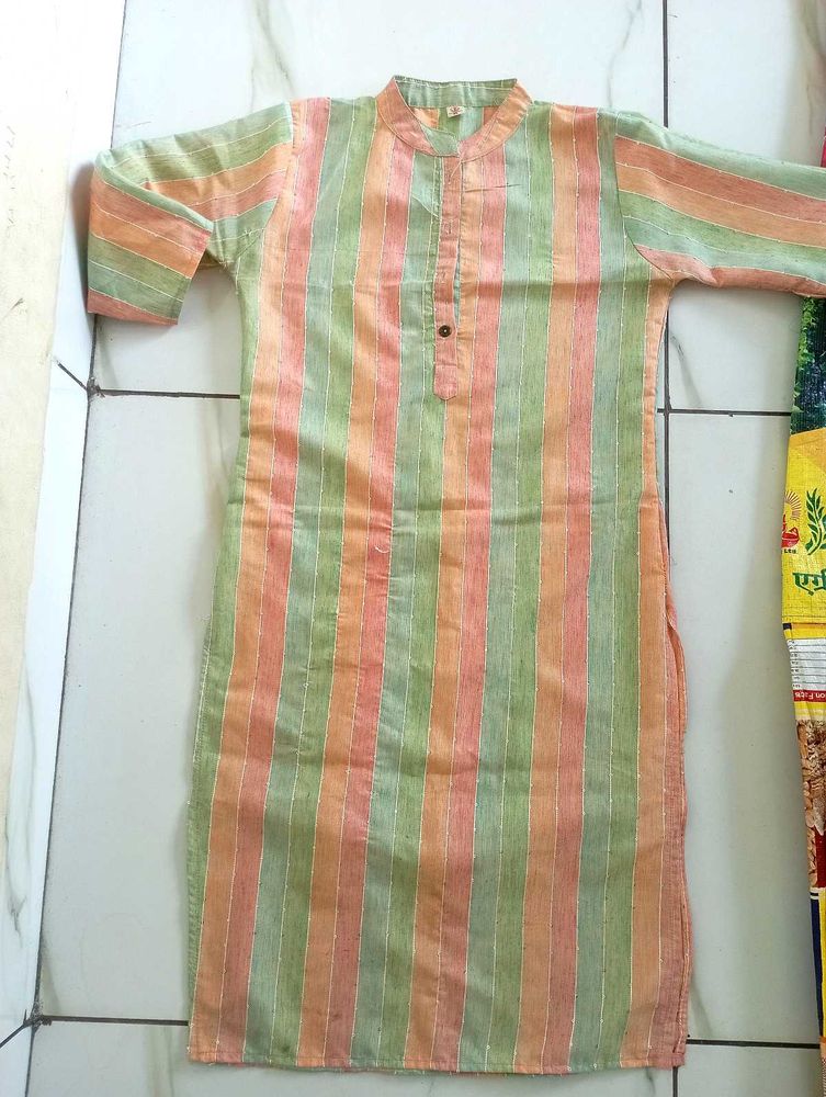 Striped Cotton Kurta