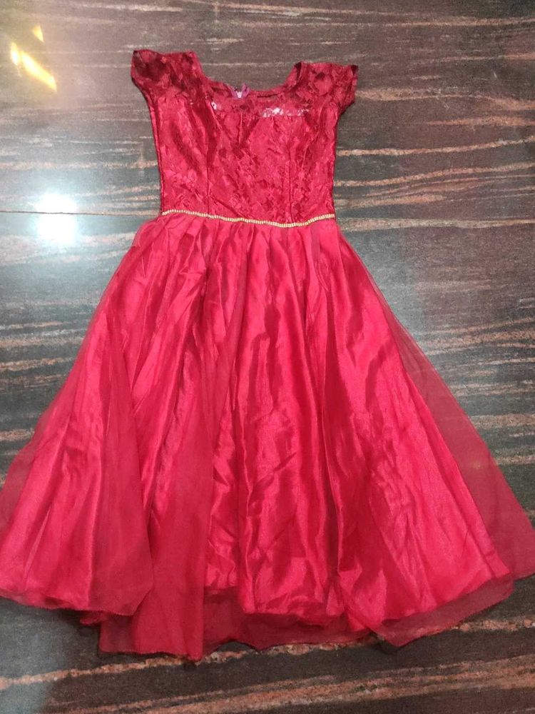 Beautiful Red Ethnic Gown