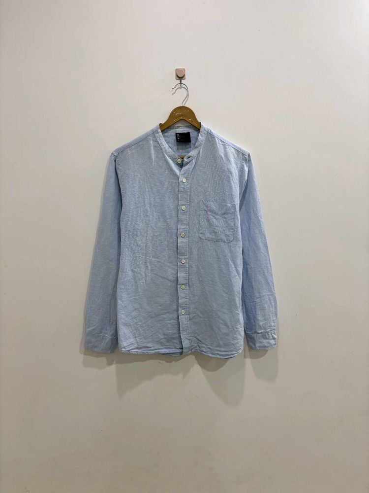 Light Blue Linen Shirt