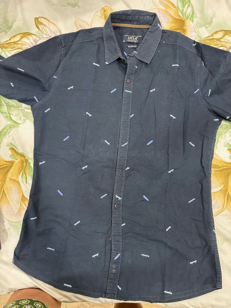 UCLA Slim Fit Printed Shirt