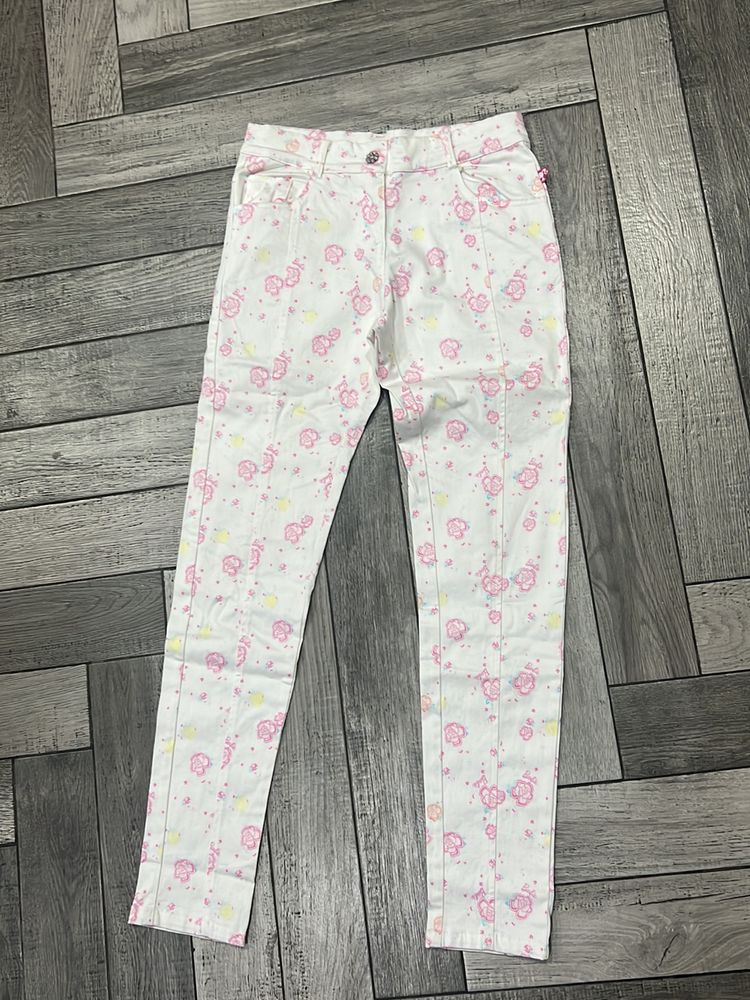 Barbie Printed Trousers Ages 13-14 years