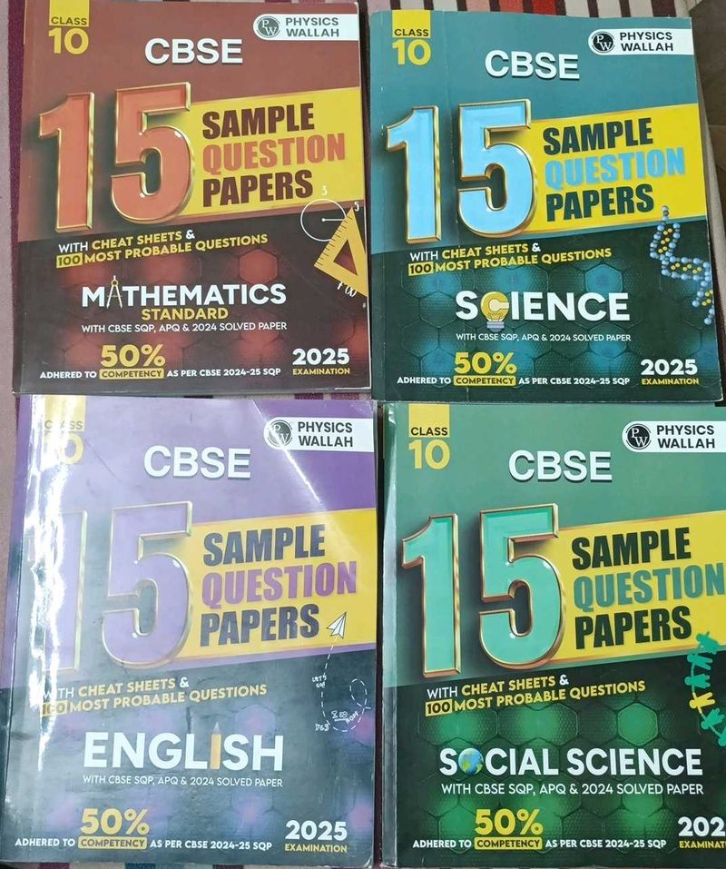 CBSE Class 10 Sample Question Papers (4 Books)