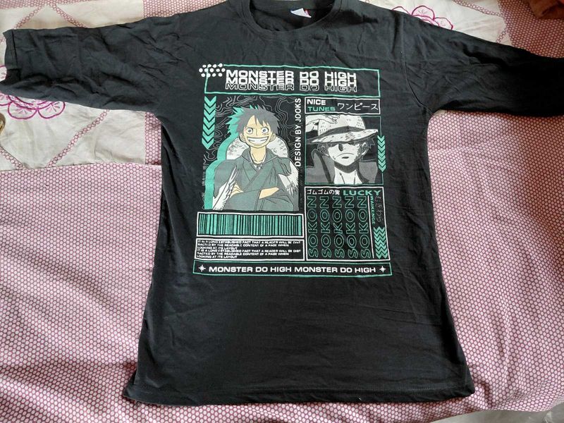 Anime Graphic Long Sleeve T-Shirt
