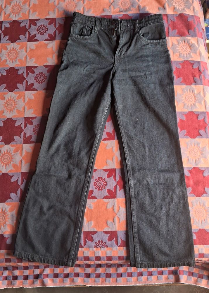 Wide Leg Jean In Black For Women