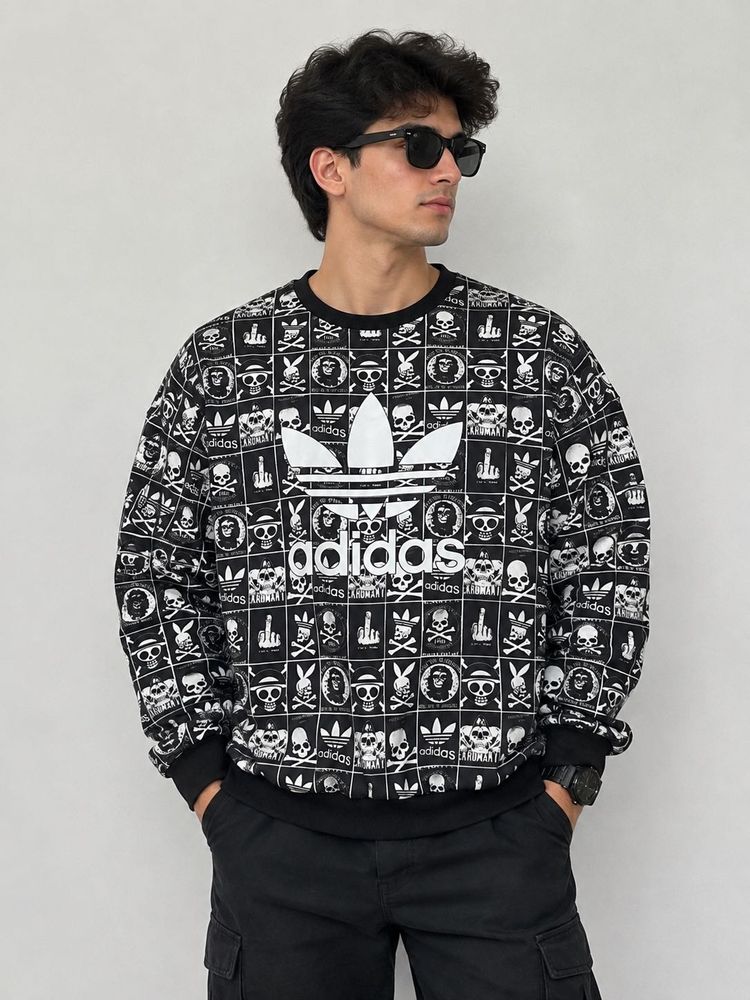 [Adidas originals]Adidas Men's Graphic Sweatshirt