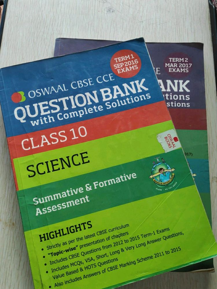 Class 10 Science Question Bank - Oswaal
