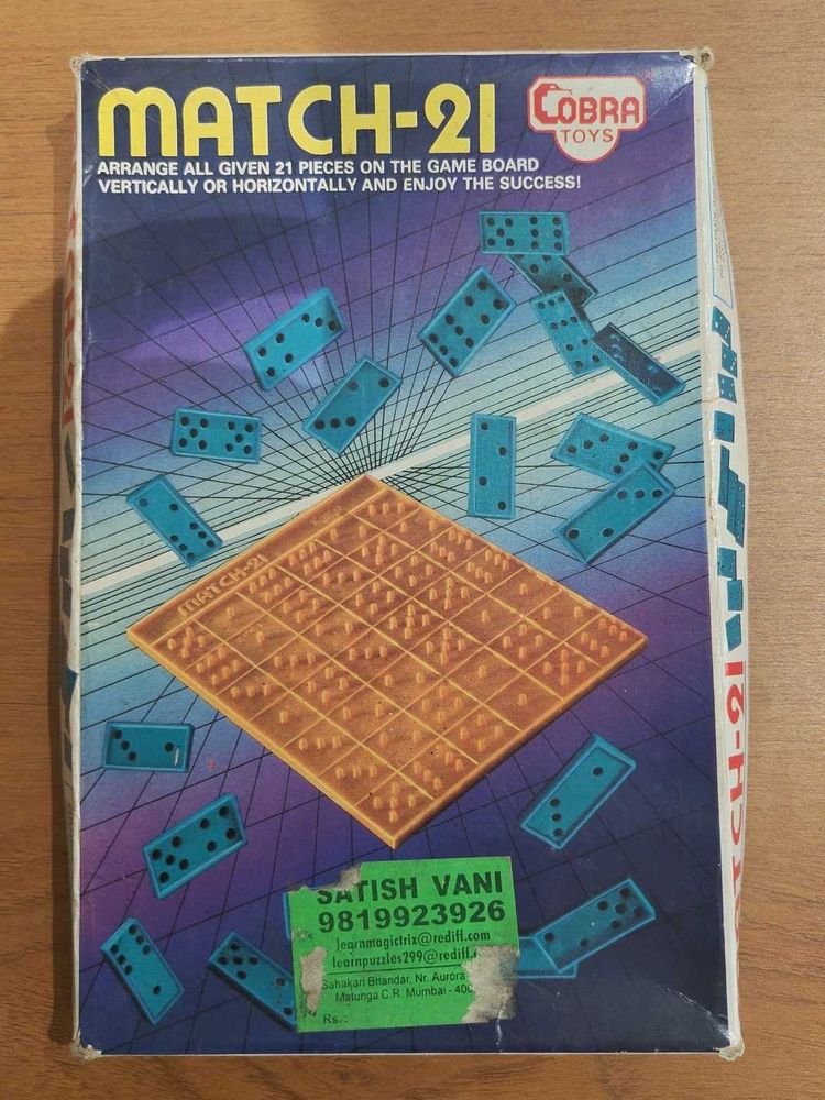 Match-21 Board Game by Cobra Toys