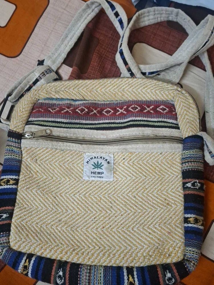 Himalayan Hemp Crossbody Bag