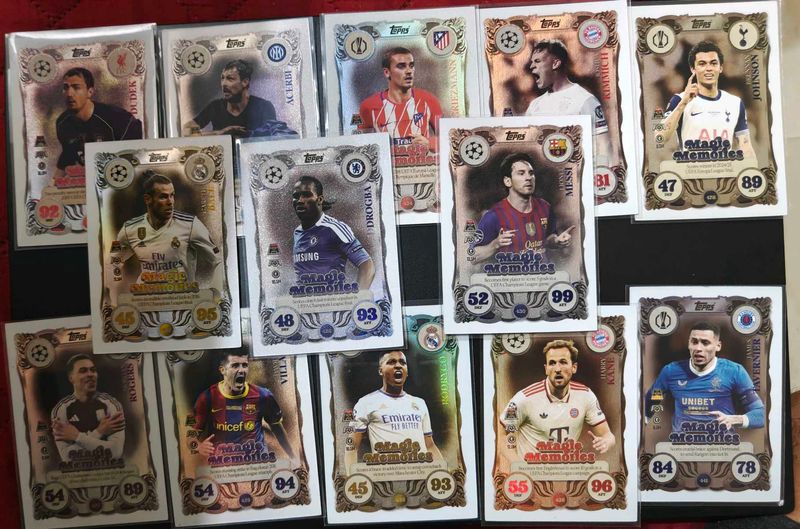 Topps Match Attax 13 Magic Memories Football Cards