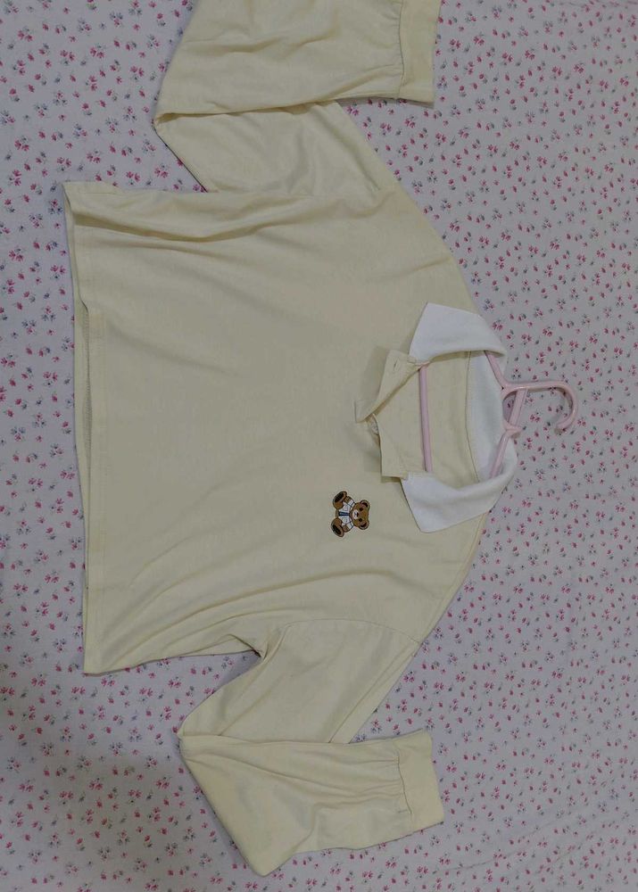 Cute Teddy Bear Polo Top