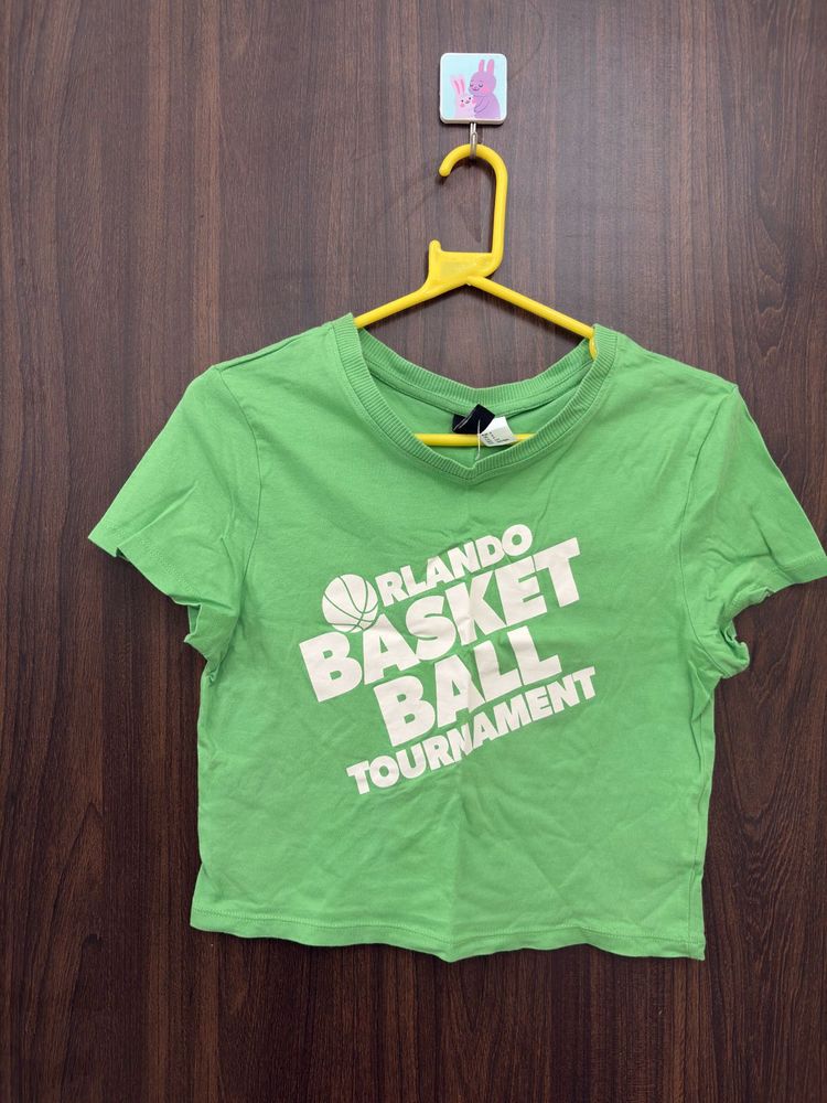 Green Orlando Basketball Tournament Tee