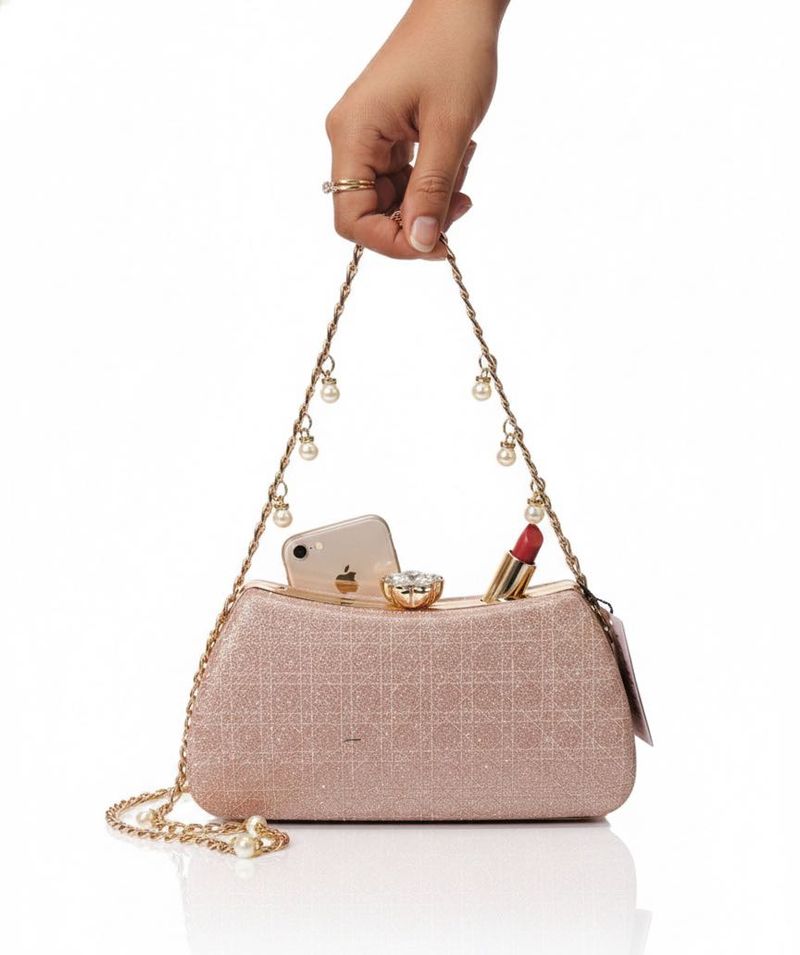 Elegant Glitter Clutch
