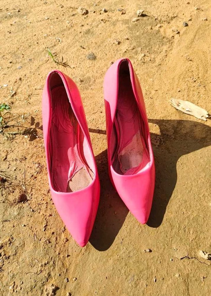 Imported Pink Pencil Heels