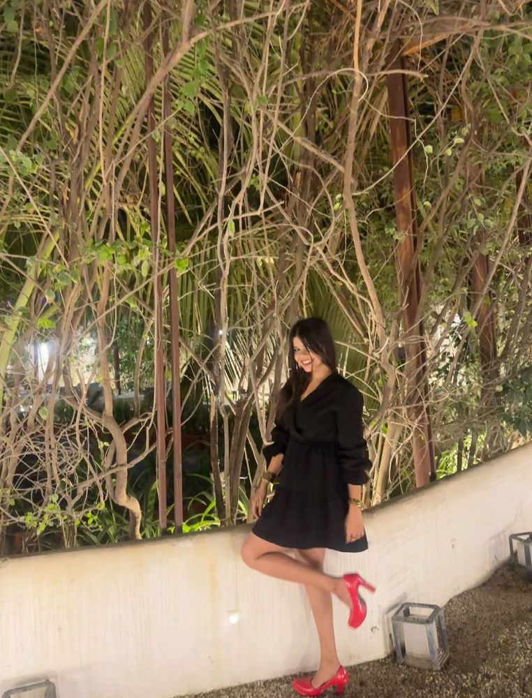 Chic Black Tiered Mini Dress