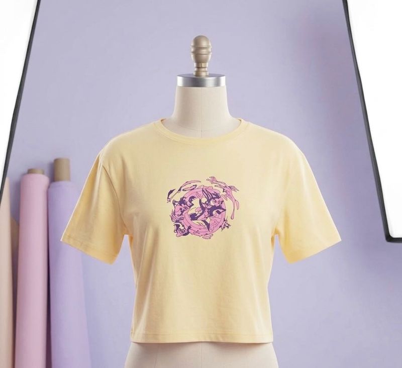 Cute Yellow Graphic Tee