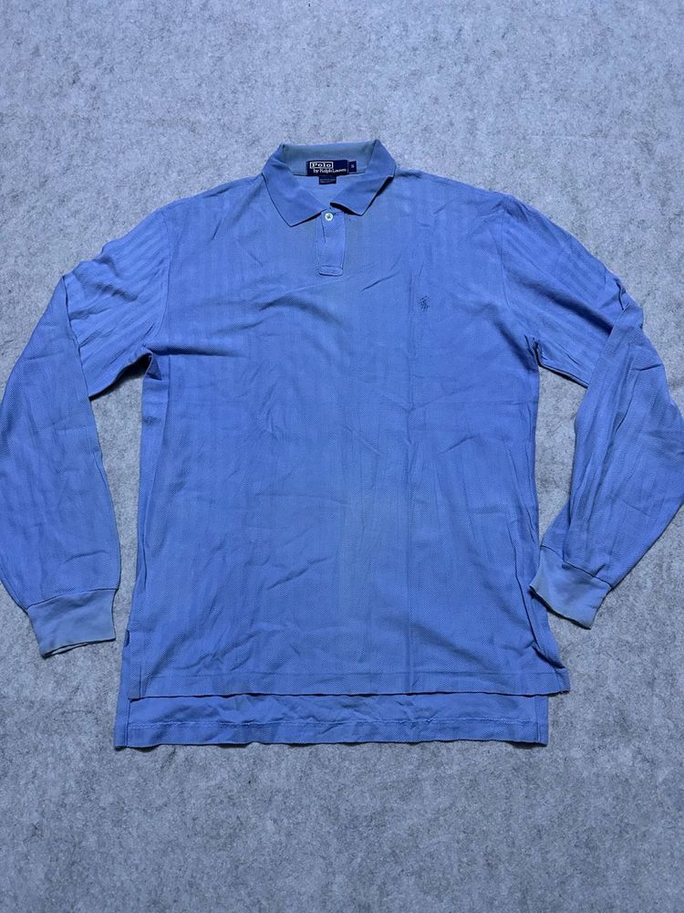 Ralph Lauren  Blue Long Sleeve Polo Shirt