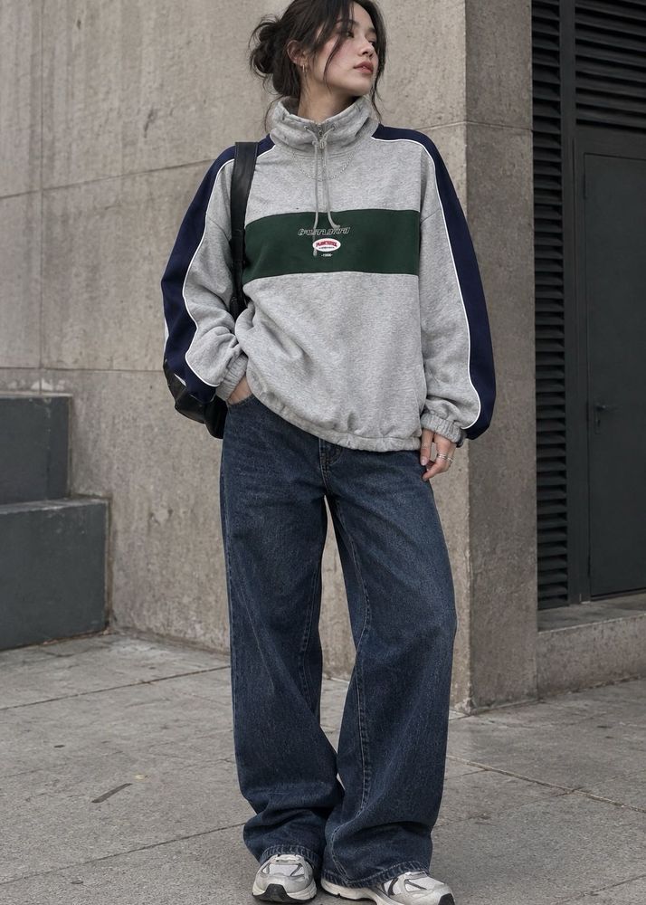 Trendy oversize Sweatshirt