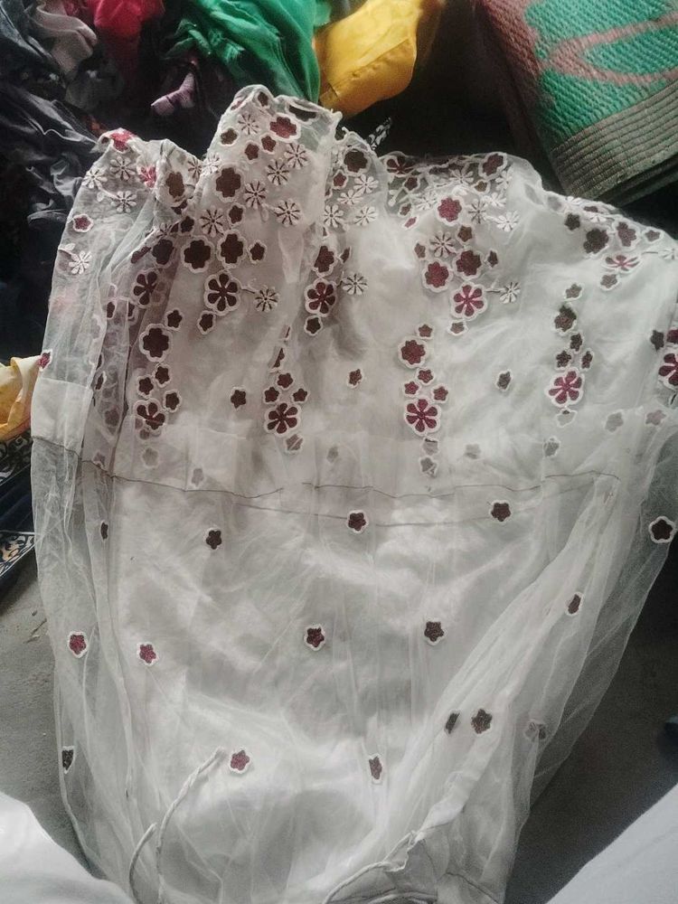 Sheer Floral lehanga