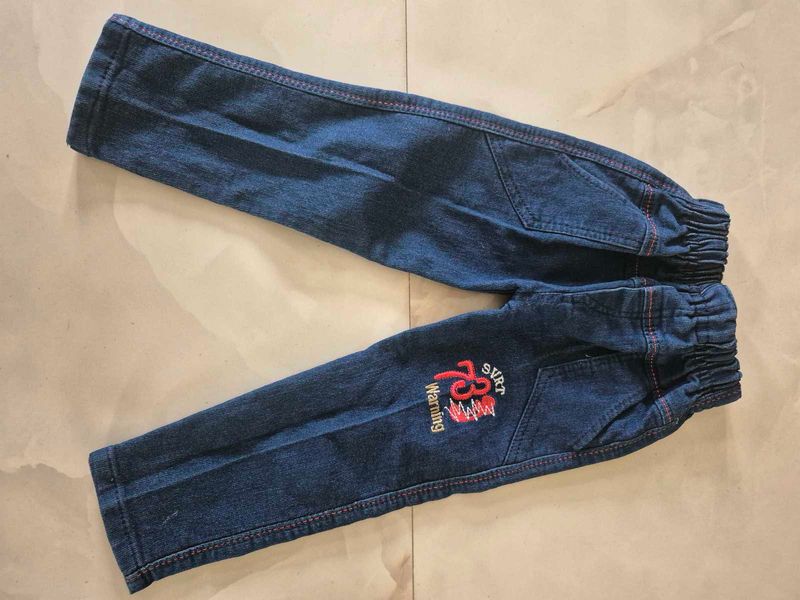 Denim Jeans with Embroidery