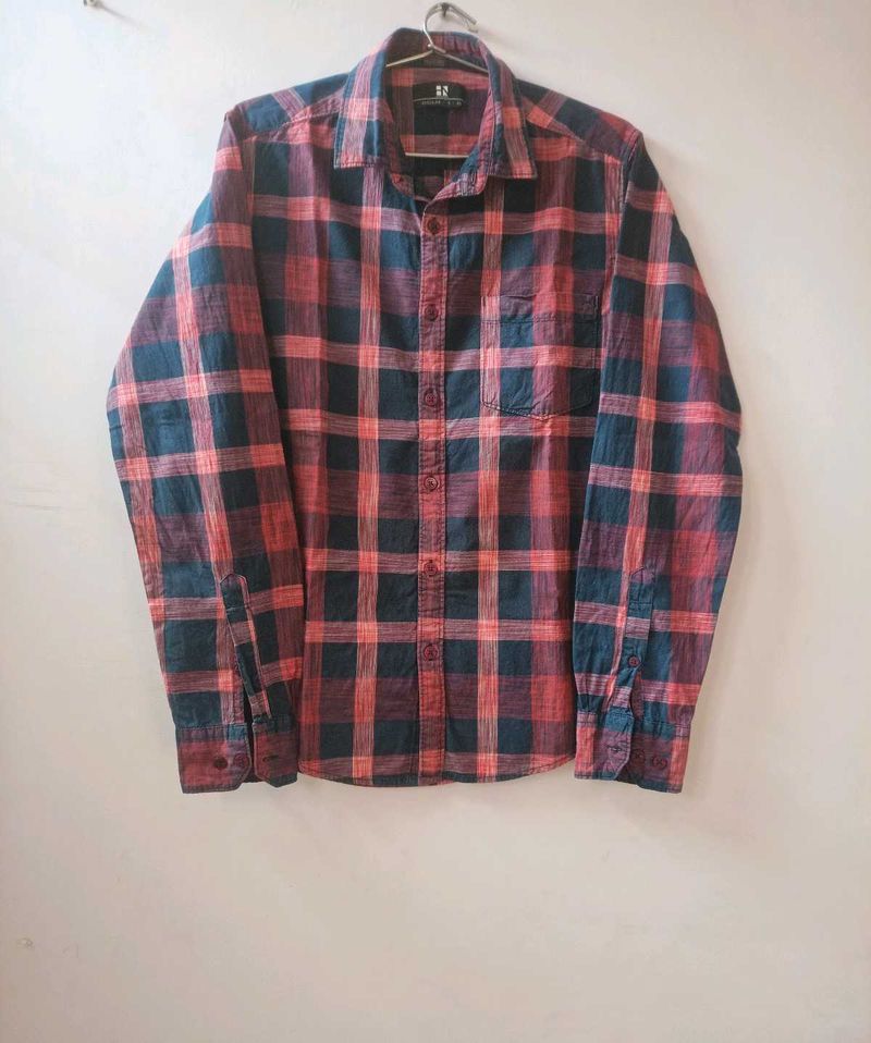 MEN Shirt Checked HERE&amp;NOW